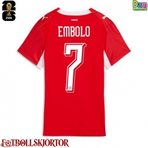 Schweiz Breel Embolo #7 Hemmatröja Dam VM 2026 Kortärmad
